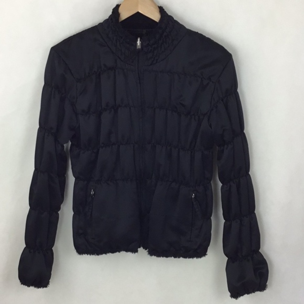 MARVIN RICHARDS Reversible Faux Fur Black Jacket